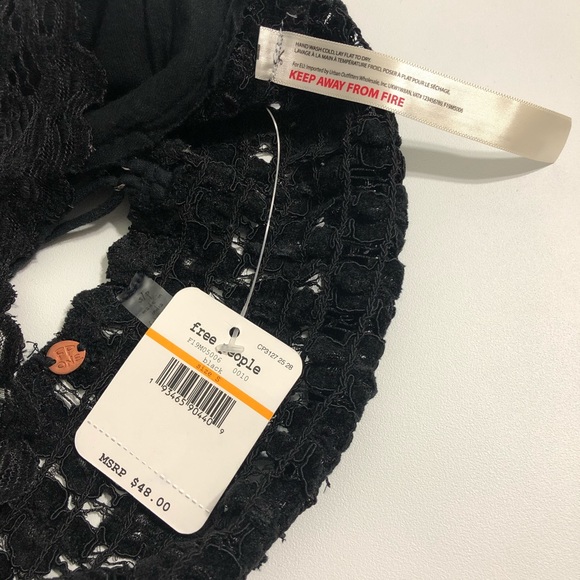 Free People Black Celine Bralette - Picture 6 of 7